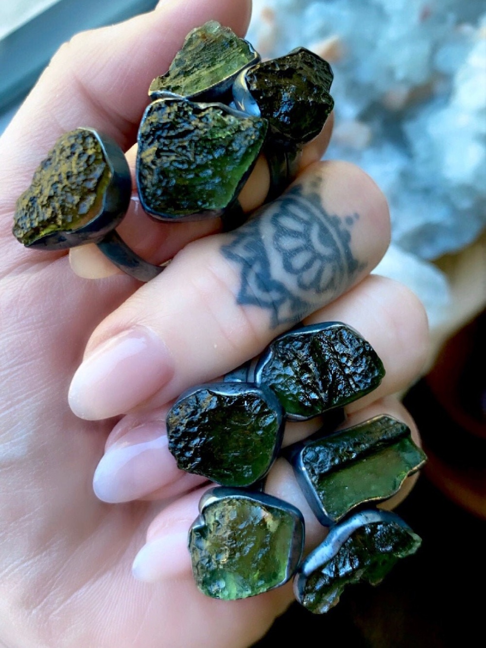 Moldavite Ring - Picture 2 of 4
